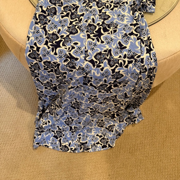 ME+EM Graphic Ribbon Floral Print Midi Dress - Picture 12 of 12